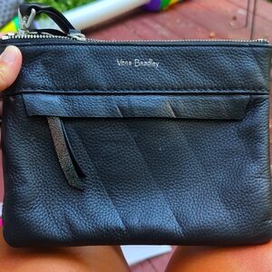 NWOT Vera Bradley versatile crossbody/ clutch.  Black and or sparkle